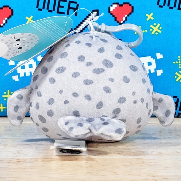 Squishmallow Isis the Spotted Seal 3.5" Clip UltraSoft Stuffed Sealife Plush NWT - Picture 4 of 12